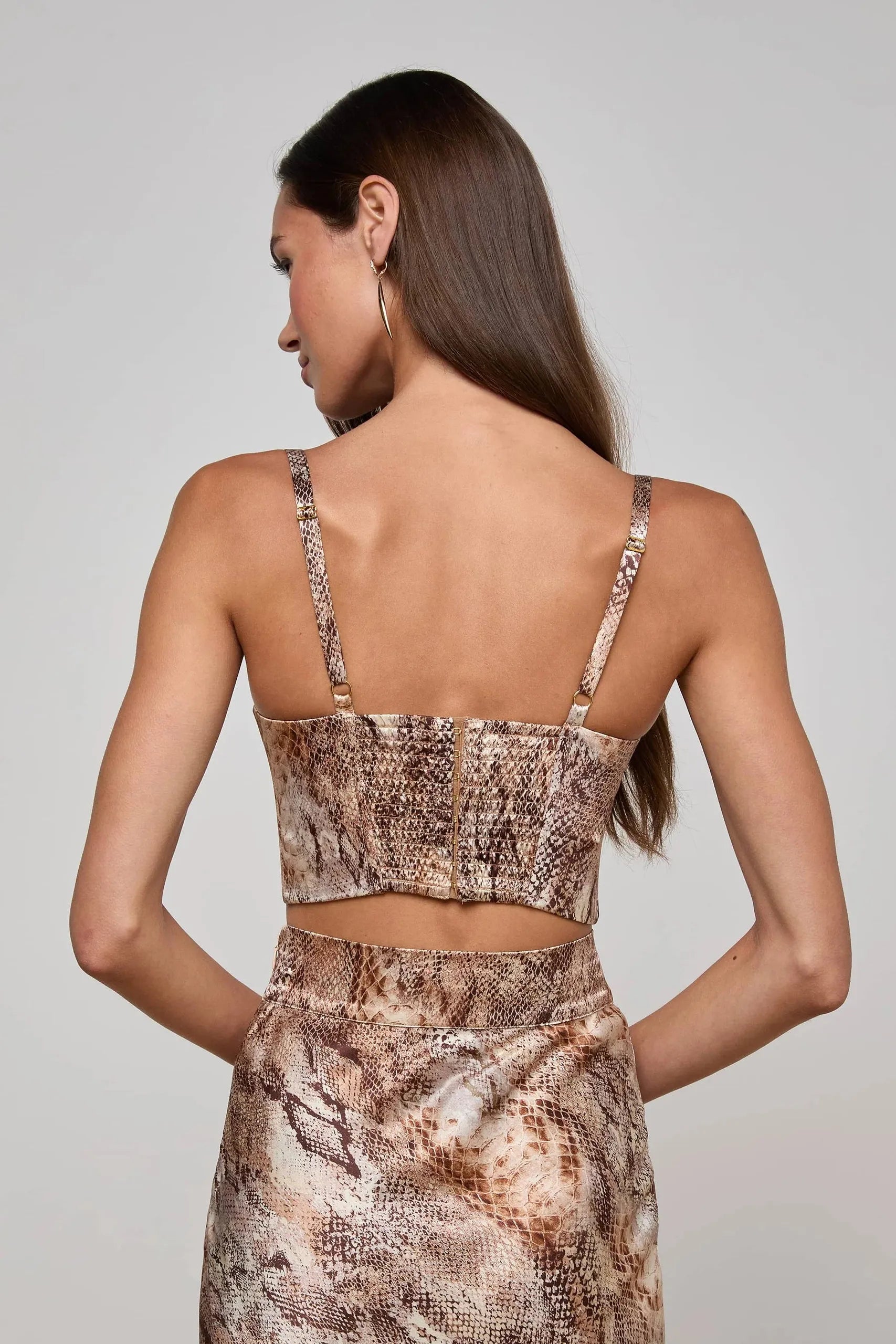 SONYA SILK BUSTIER