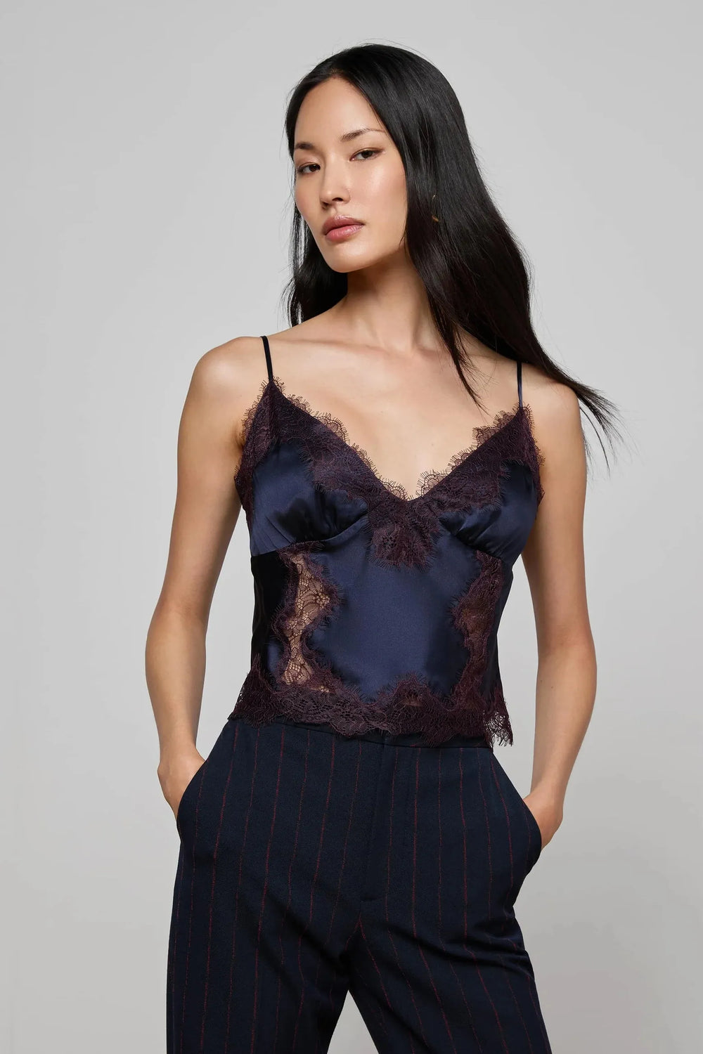 KIMBER INSERT LACE CAMI