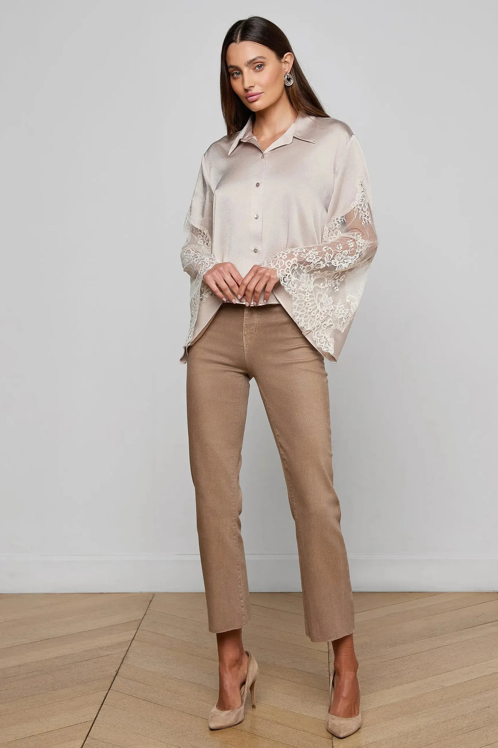CAPRI LACE SLEEVE BLOUSE