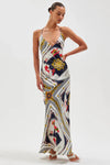 RONNY KOBO BETHIE MAXI DRESS IN MULTI SCARF