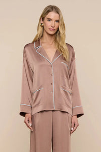 MARA LAPEL RELAXED BLOUSE
