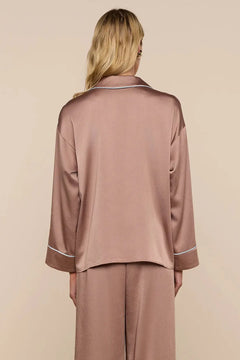 MARA LAPEL RELAXED BLOUSE