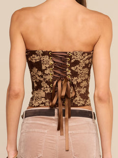 PAULETTE SLEEVELESS STRAPLESS CORSET