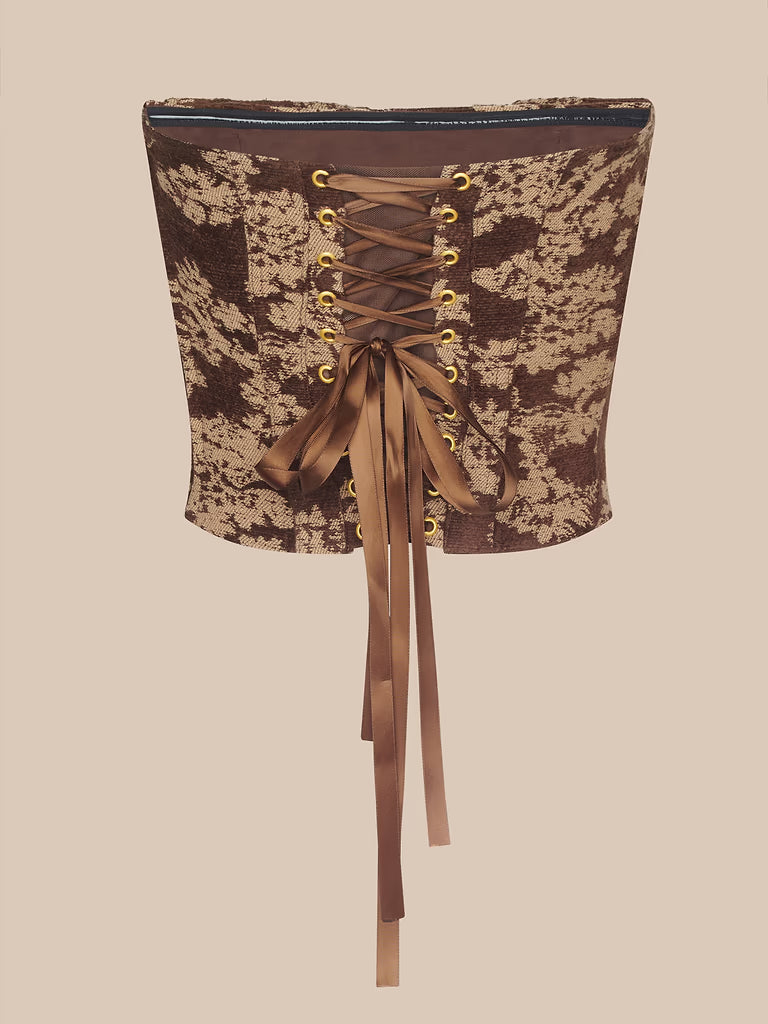 PAULETTE SLEEVELESS STRAPLESS CORSET