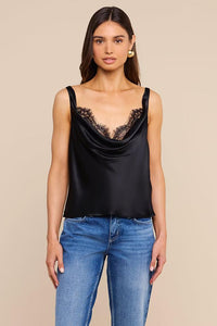EVADNE COWL NECK TANK WITH BRASSIERE