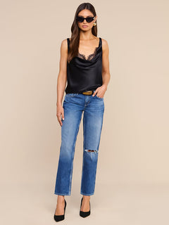 EVADNE COWL NECK TANK WITH BRASSIERE