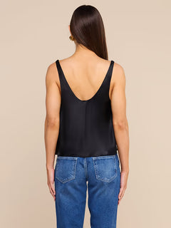 EVADNE COWL NECK TANK WITH BRASSIERE
