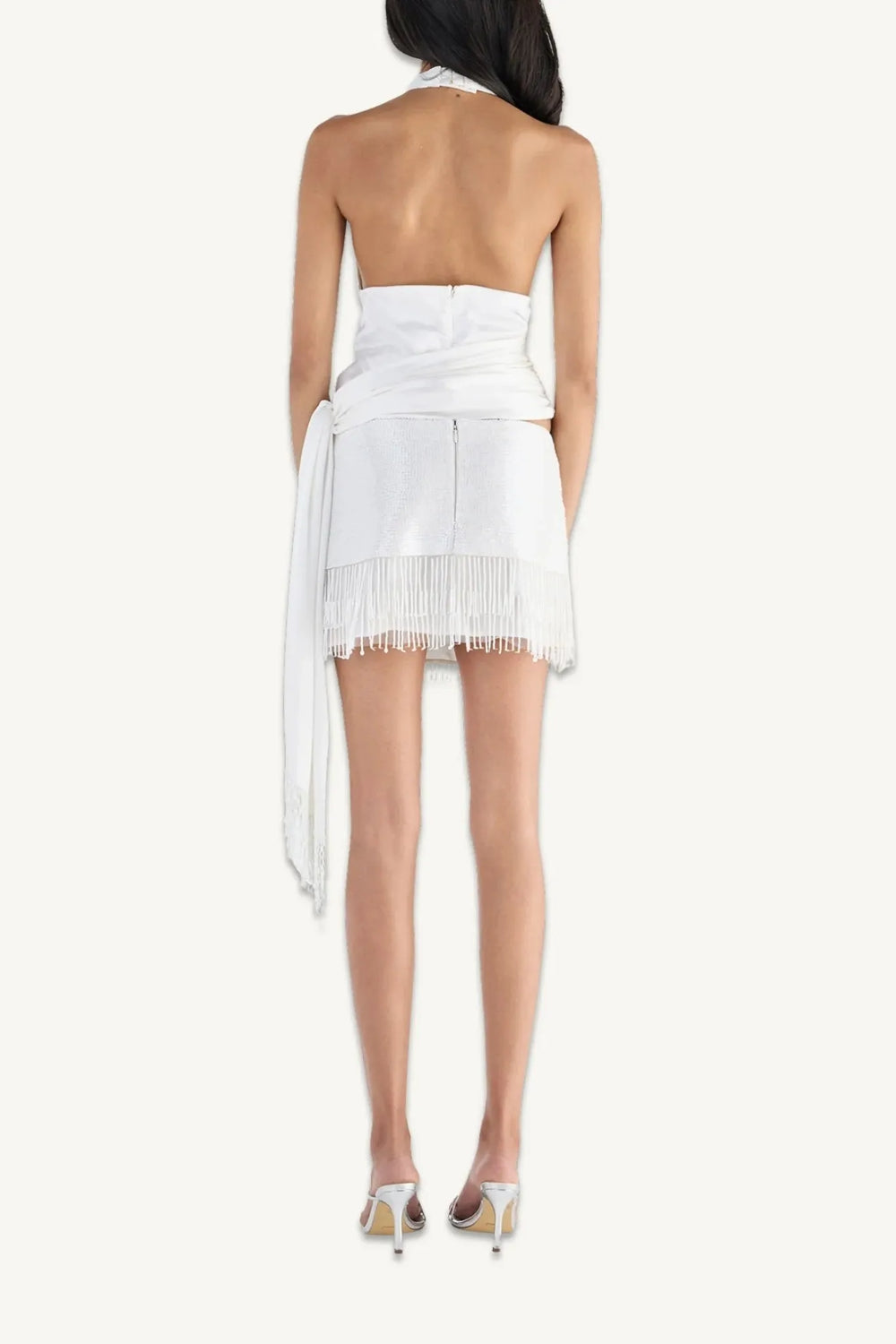 ESTELLA HAND BEADED MINI SKIRT