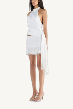ESTELLA HAND BEADED MINI SKIRT