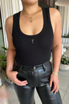 RETROFETE AMANI TANK IN BLACK