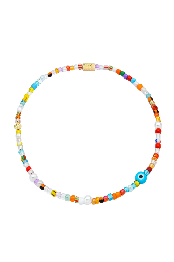 COLORFUL BEADED CHOKER