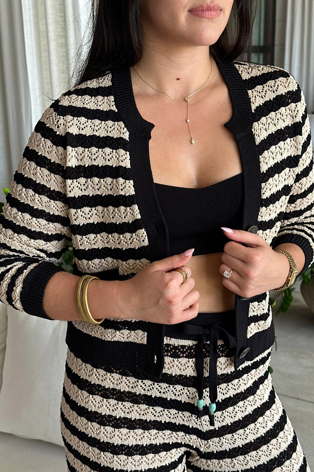 ORLA POINTELLE KNIT CARDIGAN