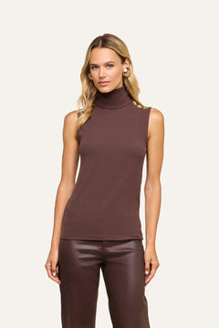 CECI SLEEVELESS TURTLENECK