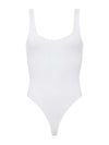 L'AGENCE NICA SCOOPNECK BODYSUIT IN WHITE