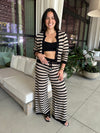 GAELLE POINTELLE KNIT PANT