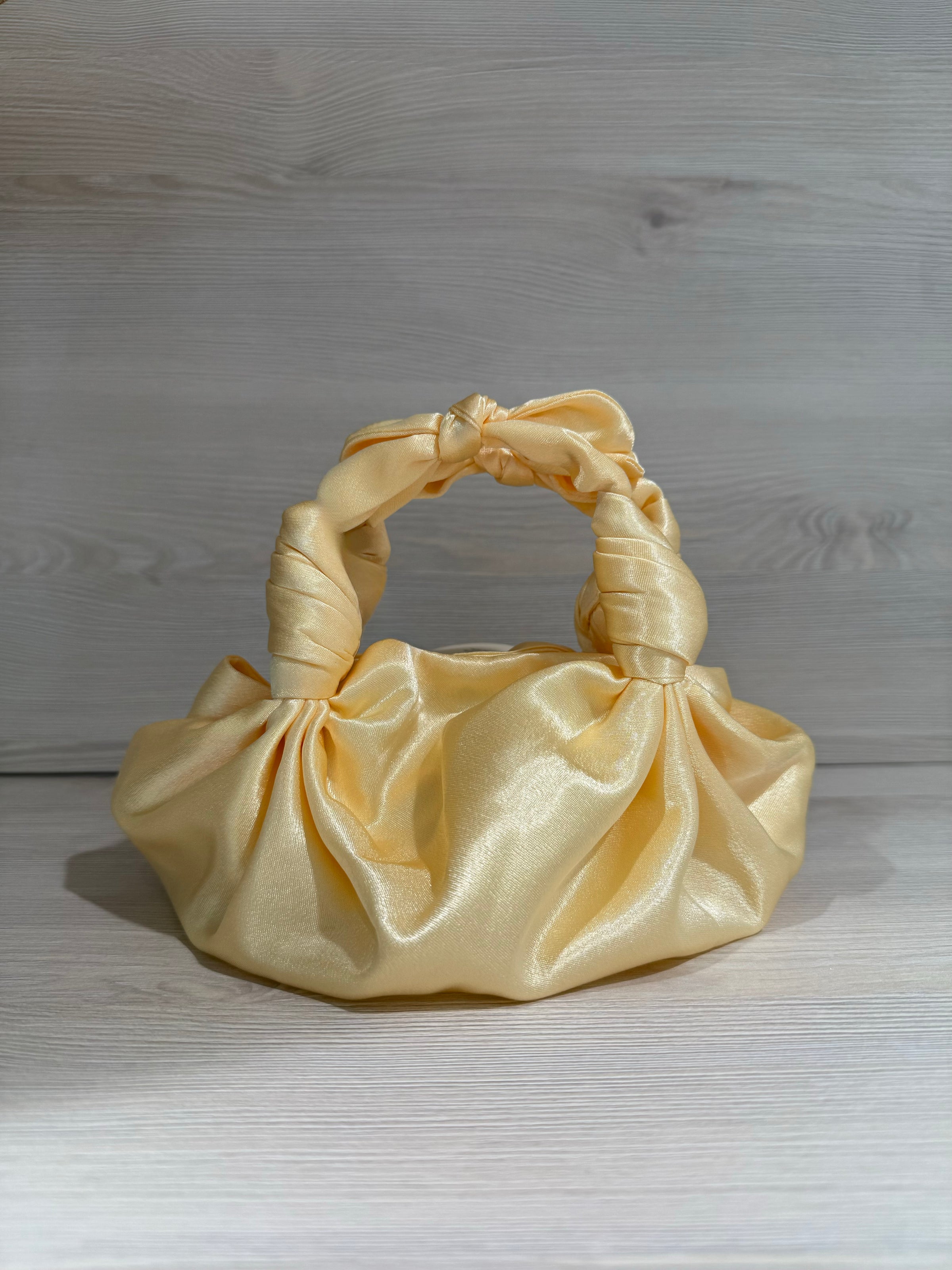SILK KNOT BAG YELLOW