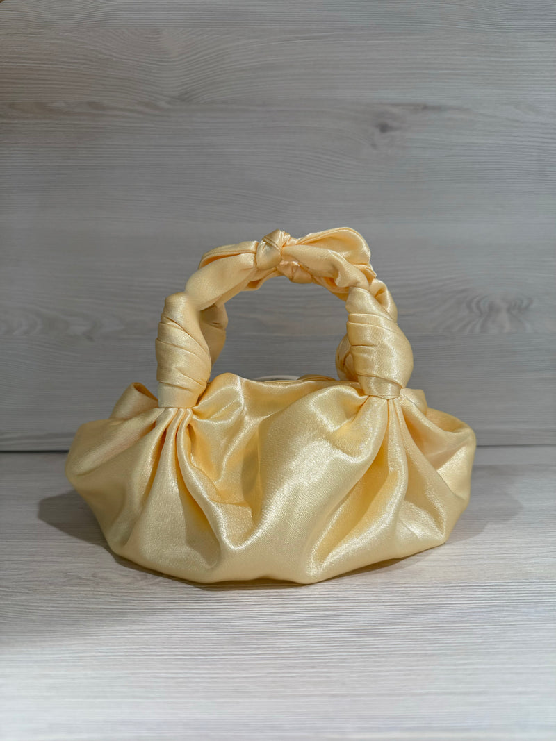 SILK KNOT BAG YELLOW