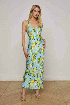 AKIYA SATIN MAXI DRESS