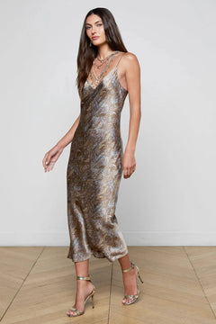 SERIDIE SILK SLIP DRESS