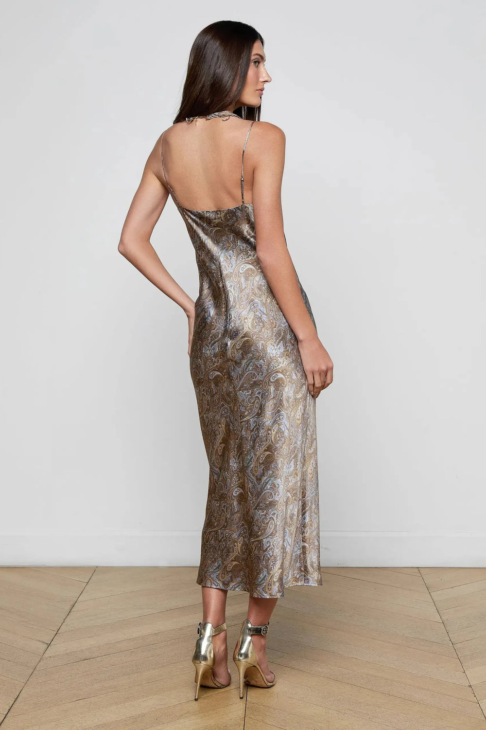 SERIDIE SILK SLIP DRESS