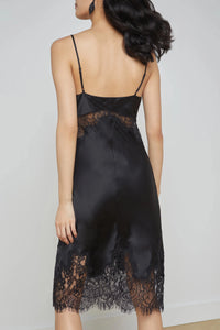 L'AGENCE SCOTLYN MINI DRESS IN BLACK