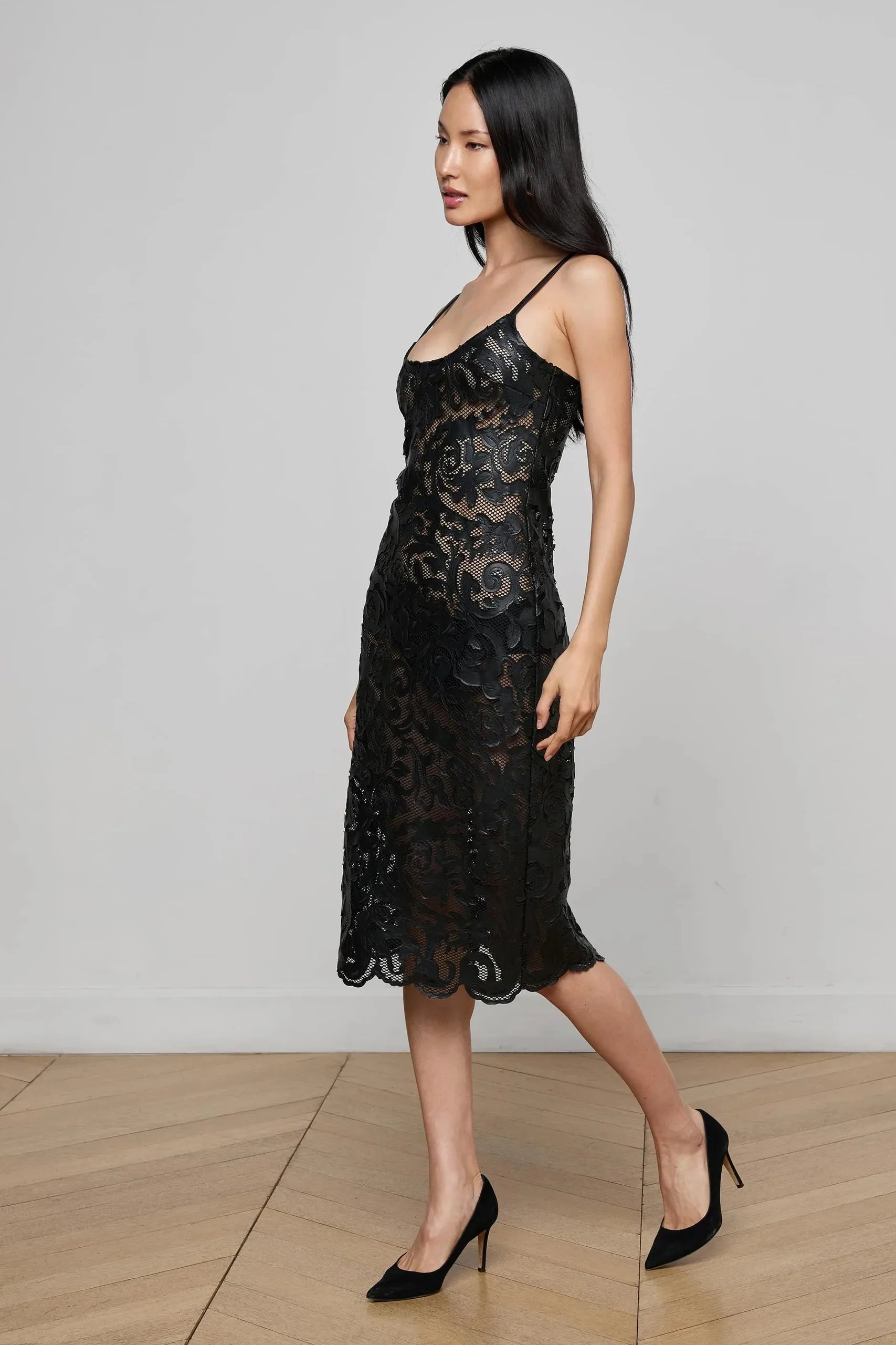 KAZUKO VEGAN LEATHER DRESS