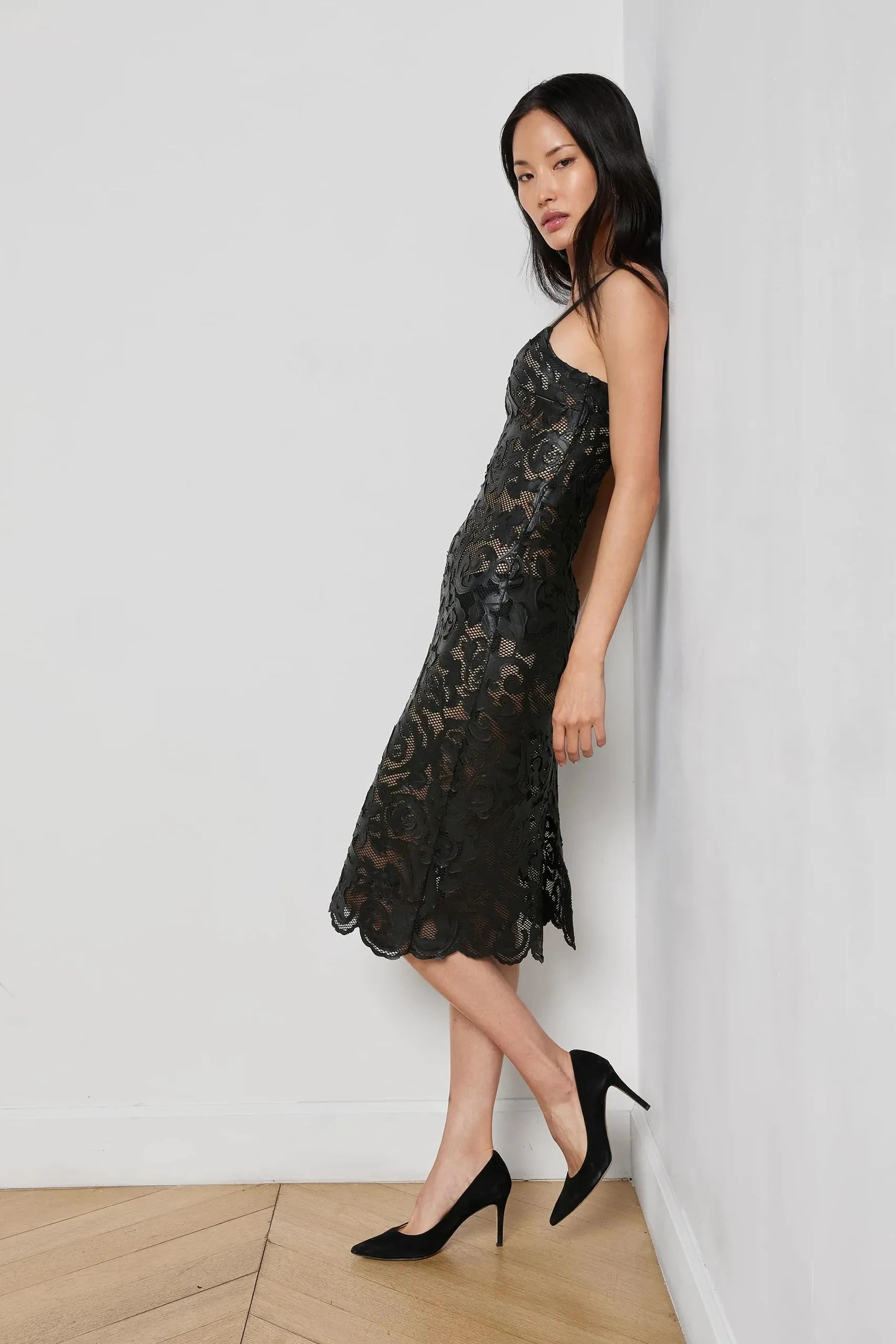 KAZUKO VEGAN LEATHER DRESS