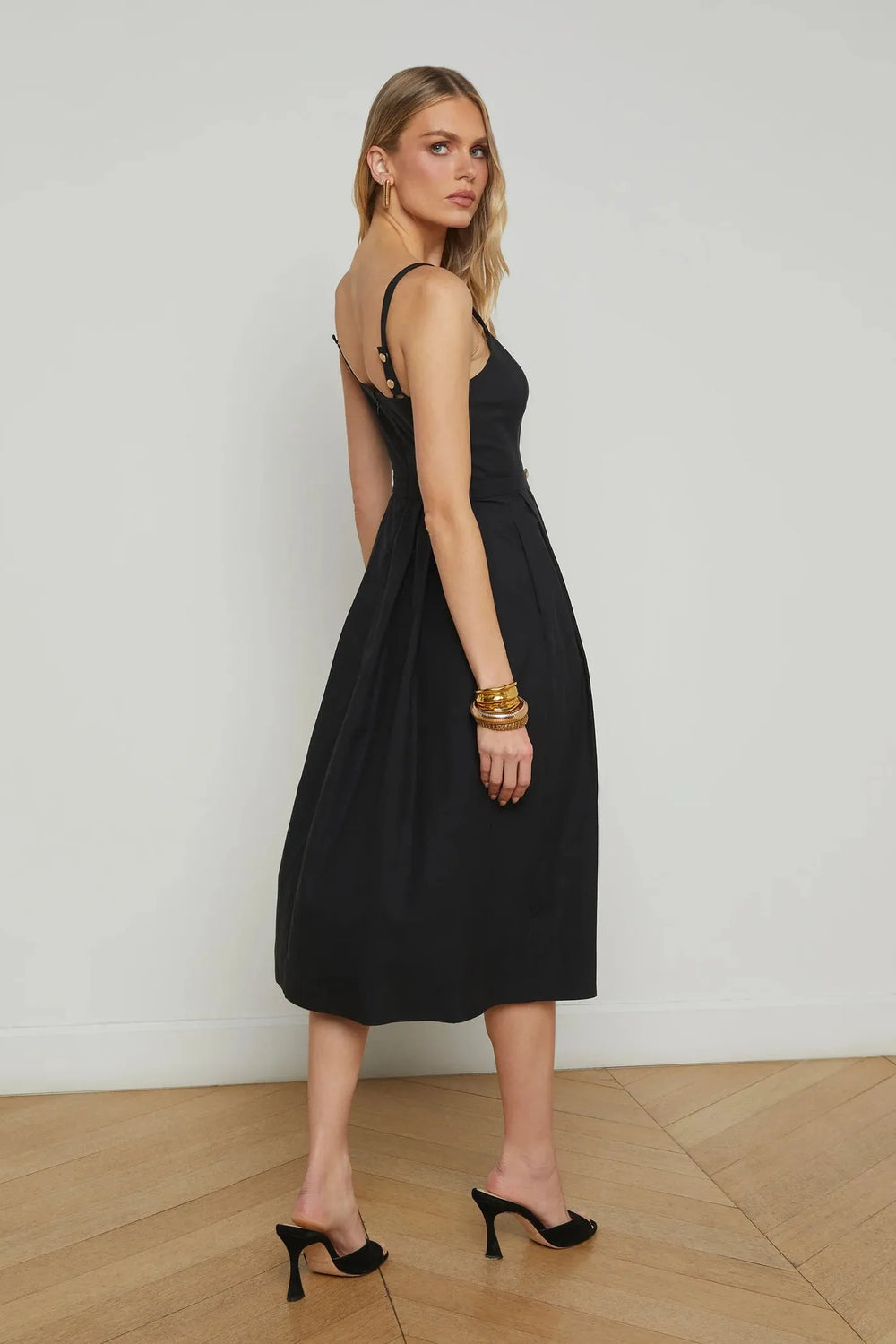 ESMERALDA SLEEVELESS MIDI DRESS