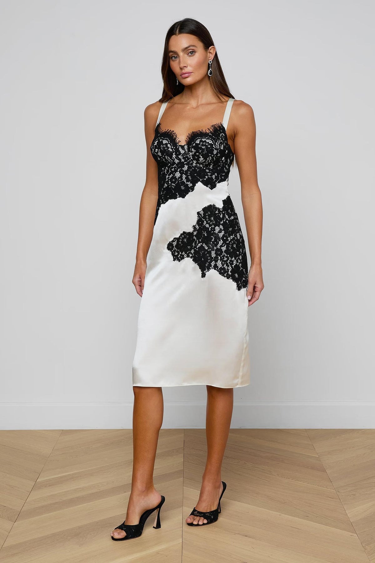 FENNA SILK LACE DRESS