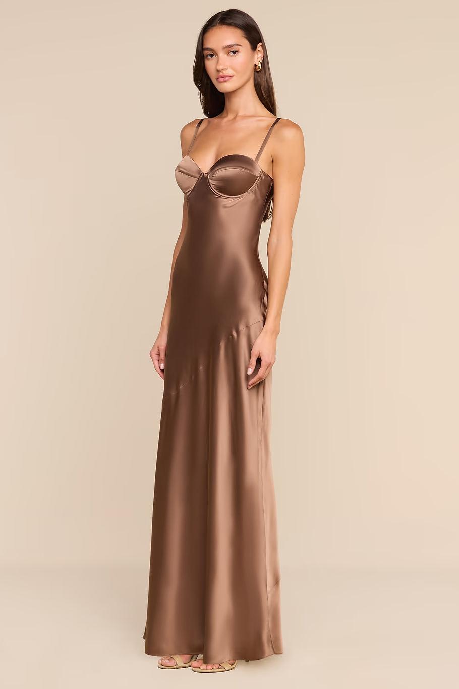 SAYLA BIAS CUT MAXI DRESS
