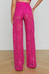 L'AGENCE LIVVY STRAIGHT LEG TROUSER IN LIGHT RUBY