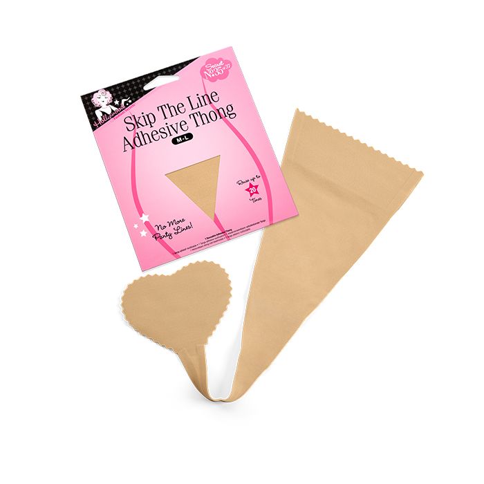 SKIP THE LINE ADHESIVE THONG