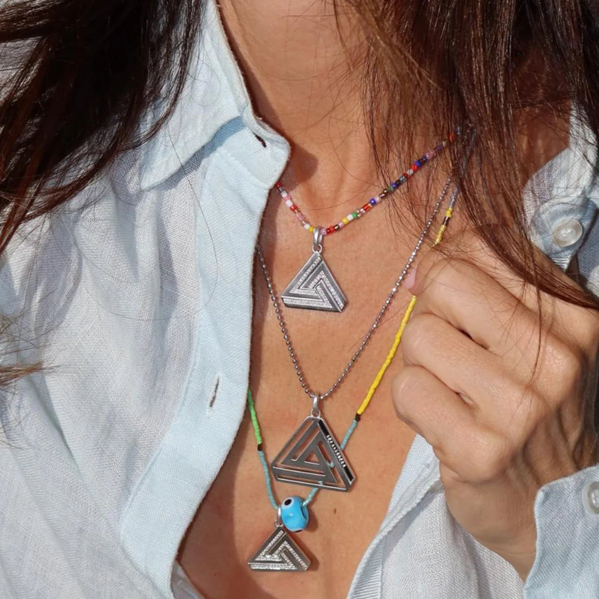 SMALL SERIES 1 SILVER TRIANGLE