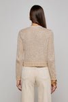 BLANCA SEQUIN CROP CARDIGAN