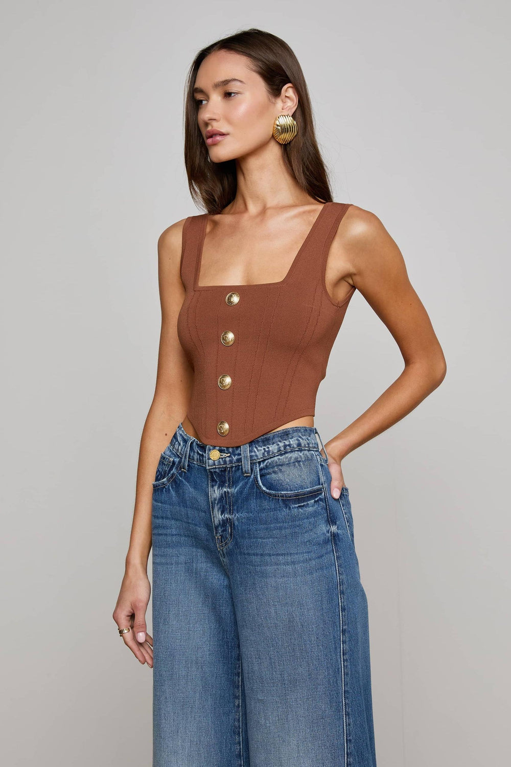 SAGA SQUARE NECK CORSET