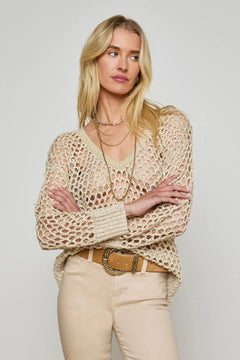NASHWA EMBELLISHED SWEATER