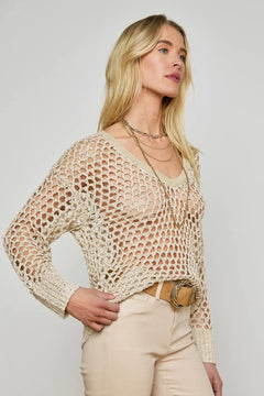 NASHWA EMBELLISHED SWEATER
