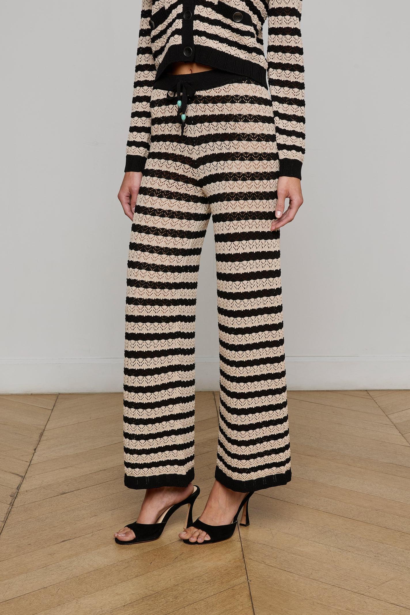 GAELLE POINTELLE KNIT PANT