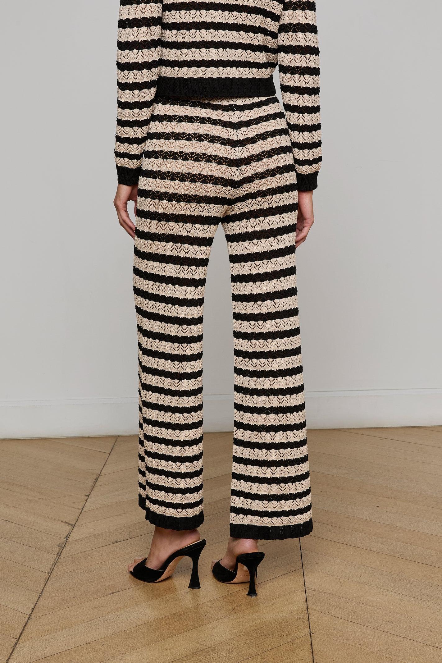 GAELLE POINTELLE KNIT PANT