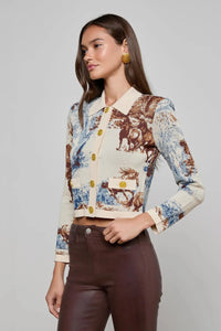 OSIRIS JACQUARD CARDIGAN