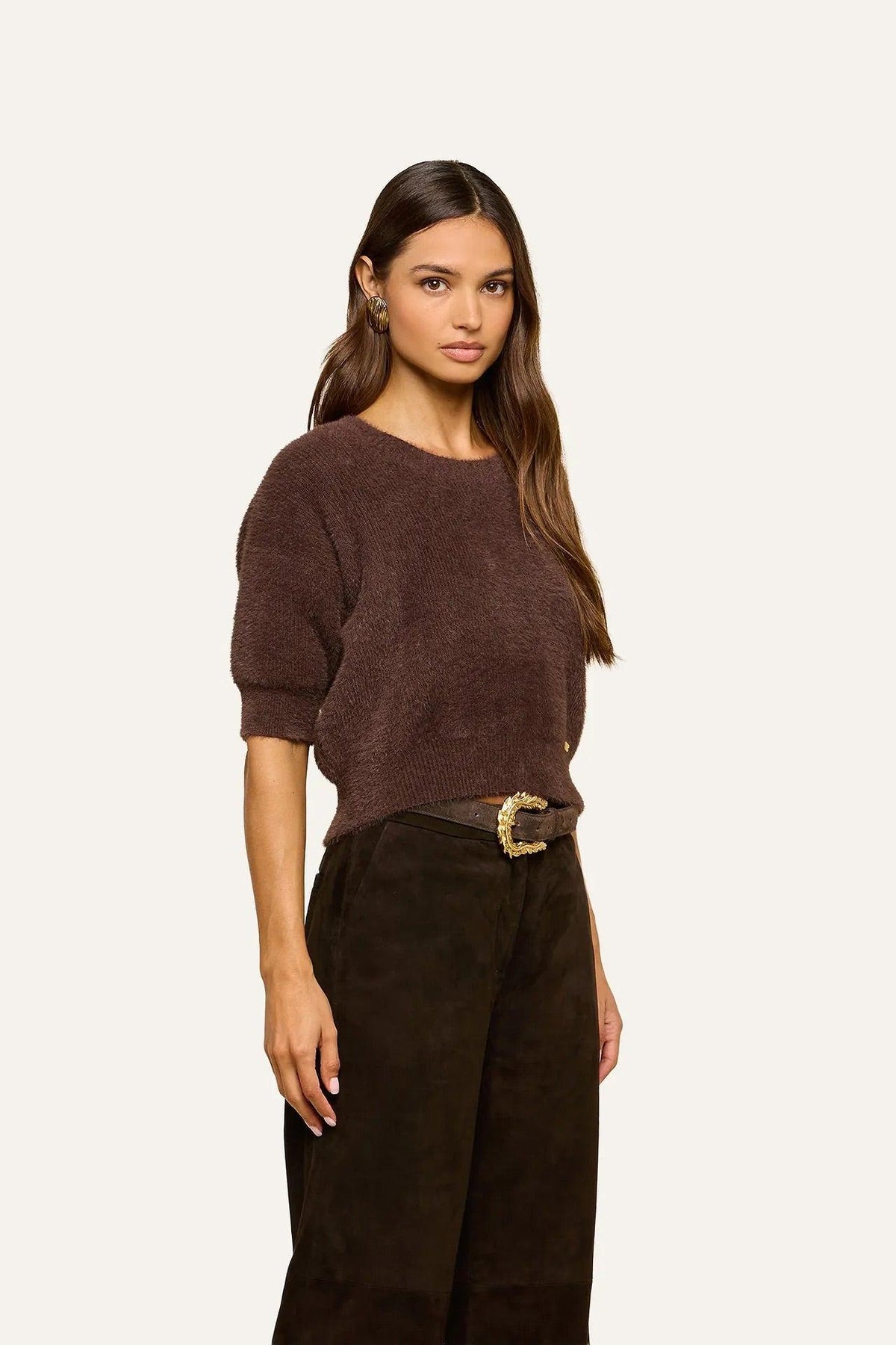 GUINEVERE CROPPED PULLOVER