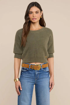 GUINEVERE SHORT SLEEVE CROP CREW