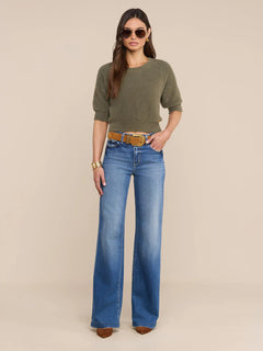 GUINEVERE SHORT SLEEVE CROP CREW