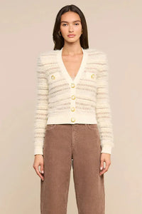 ARIADNE MIXED STITCH CARDIGAN