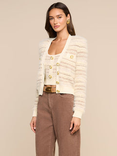 ARIADNE MIXED STITCH CARDIGAN