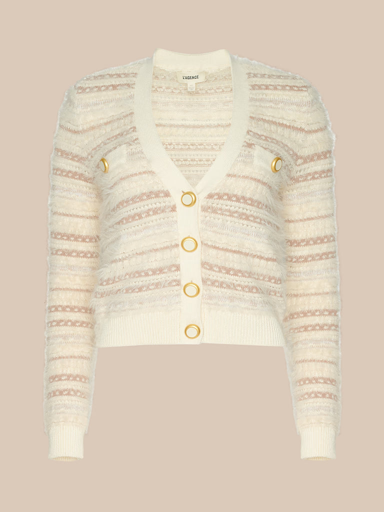 ARIADNE MIXED STITCH CARDIGAN