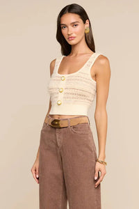 GALENE MIXED STITCH TANK
