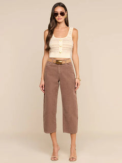 GALENE MIXED STITCH TANK