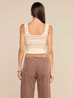 GALENE MIXED STITCH TANK
