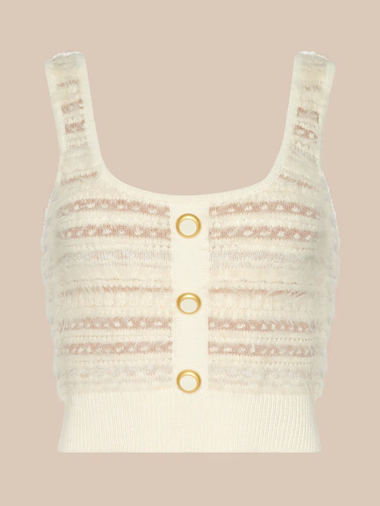 GALENE MIXED STITCH TANK